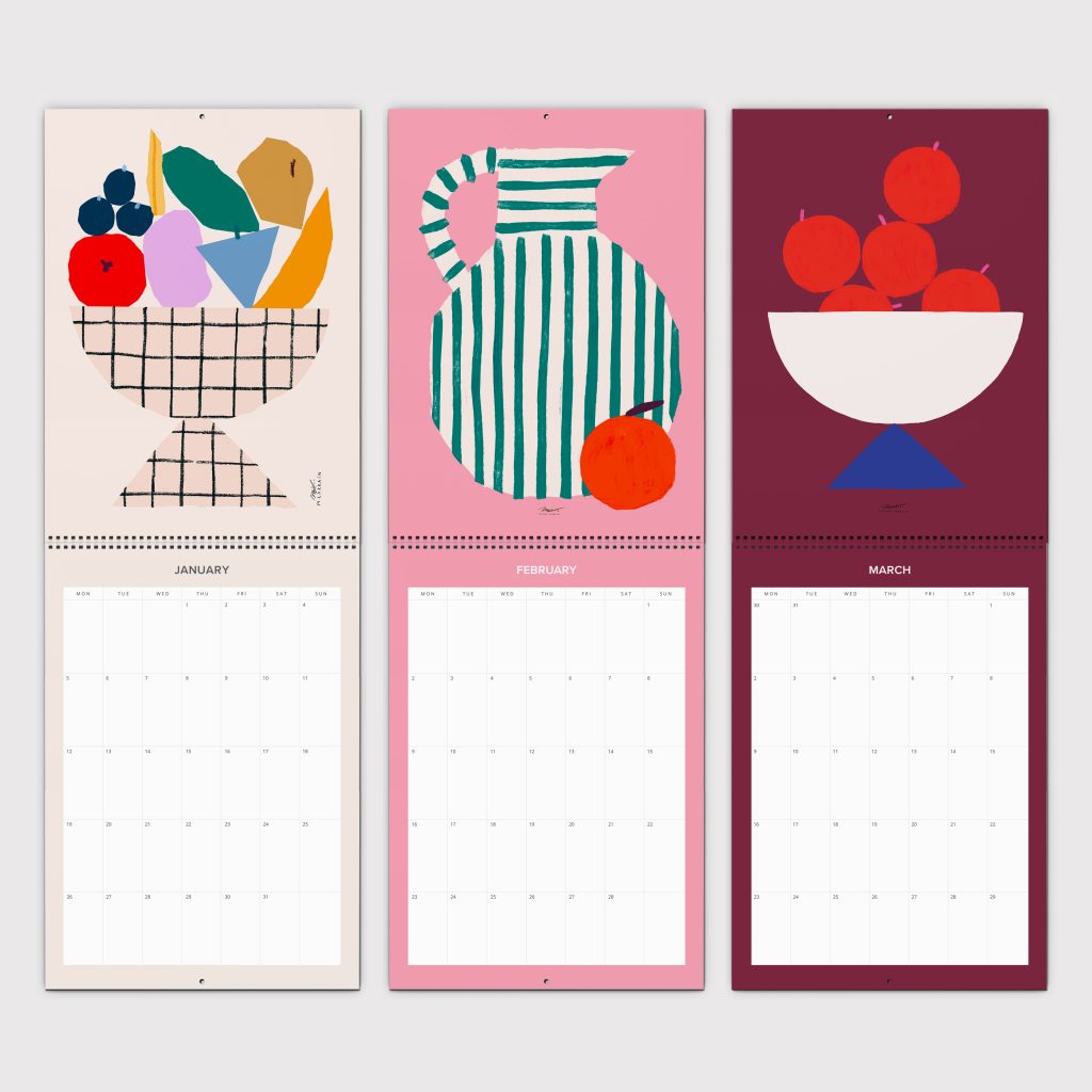 Artistic Days Klappkalender & Terminplaner von Matías Larraín