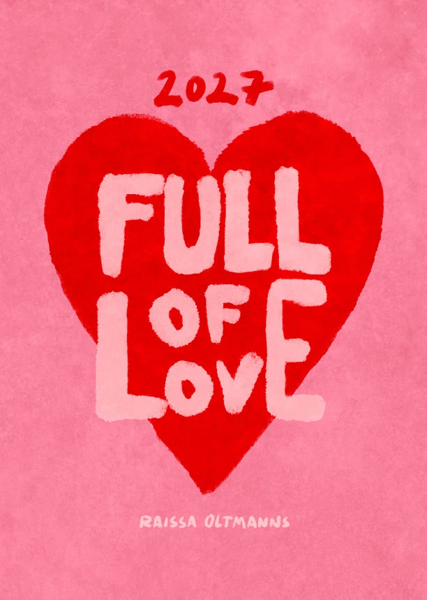 Full of Love Dopamine Decor Wandkalender 2027
